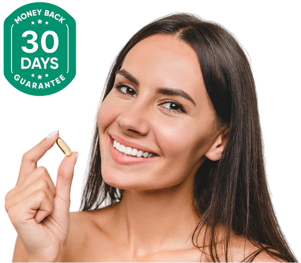 Person holding the product as a transparent-background hero for the risk-free trial section